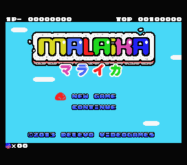 Malaika MSX Dev game Malaika MSX