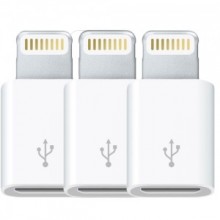 Lightning to micro USB Adapter 3 Pack