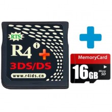 R4i Gold 3DS Plus And 16GB MicroSD Card