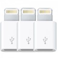 Lightning to micro USB Adapter 3 Pack