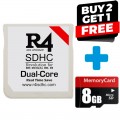 R4 3DS Dual Core with 8gb micro SD